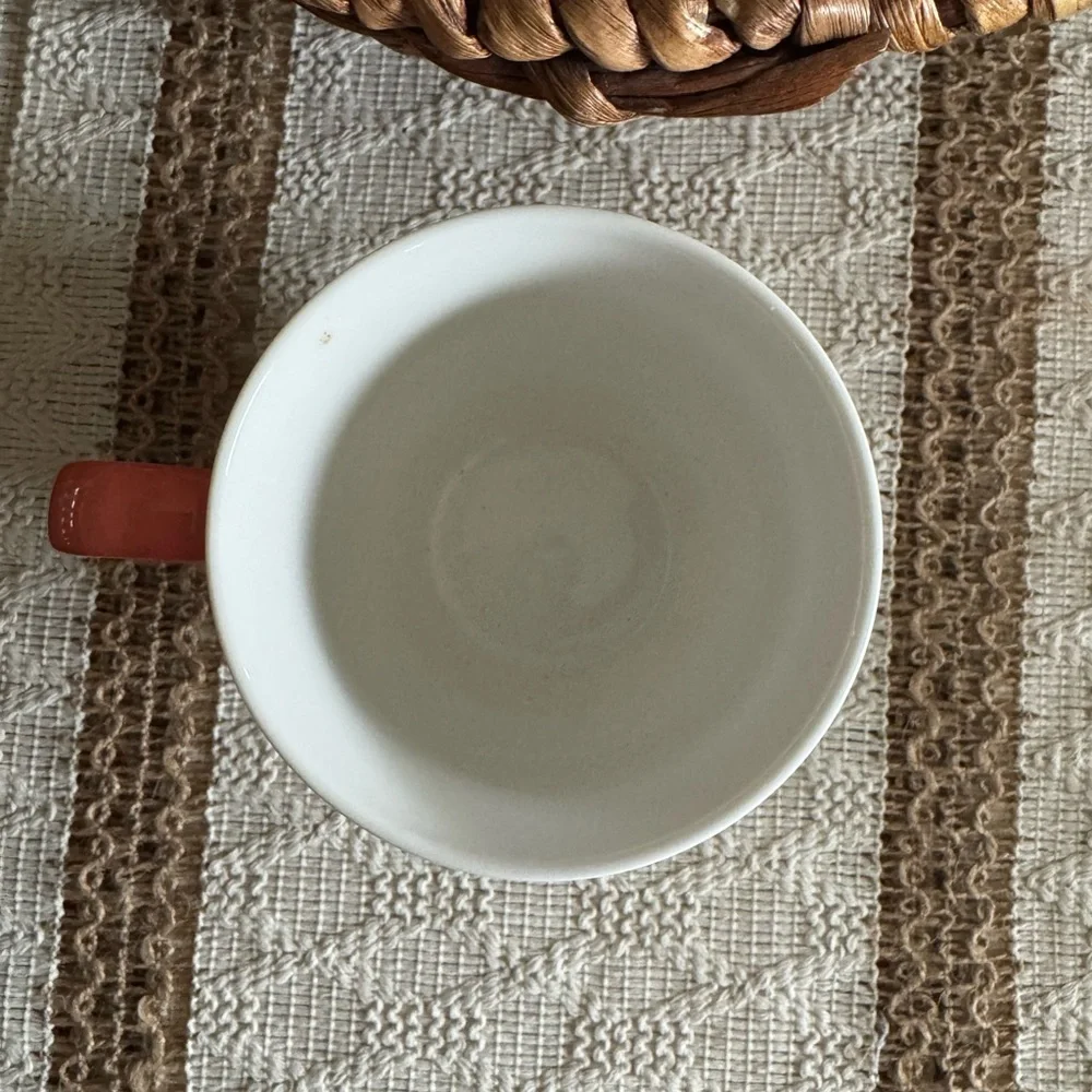 Green and Coral Whimsical Mug for Dining : Coffee and Tea - Picture 3 of 4